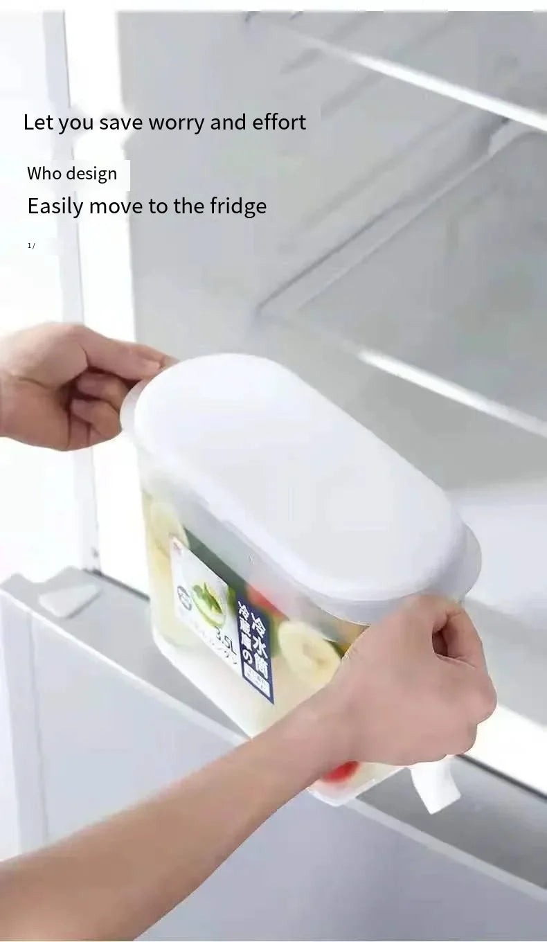 Medzone®2.8 Litre Beverage Storage Bottle for Refrigerator| Large Capacity Drink Dispenser