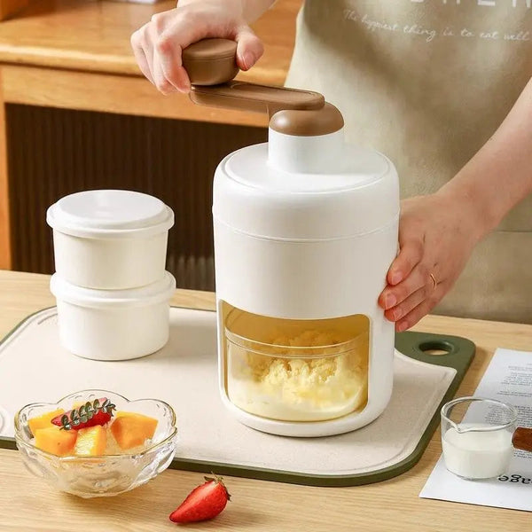 Medzone®Manual Ice Shaver Portable| Hand Cranked Ice Crusher