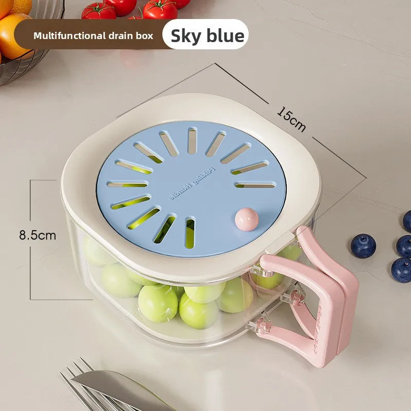 Medzone®2-in-1 Vegetable Washing Basin with Drain Basket