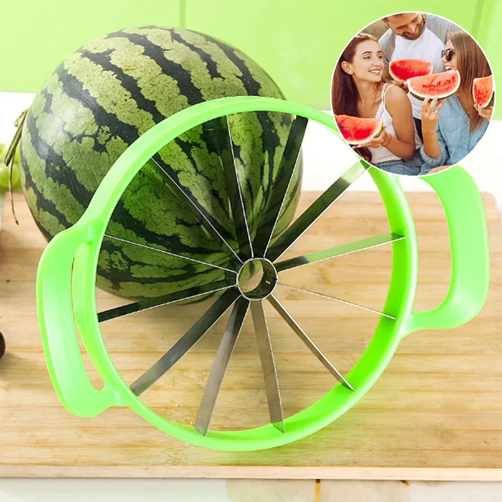 Medzone®Manual Melon Cutter Stainless Steel Fruit Slicer Tool