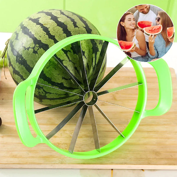 Medzone®Manual Melon Cutter Stainless Steel Fruit Slicer Tool