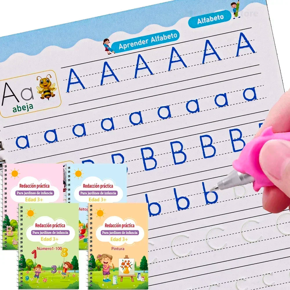 MedzoneKids Sank Magic Book | Reusable Writing Practice Fun ✏️