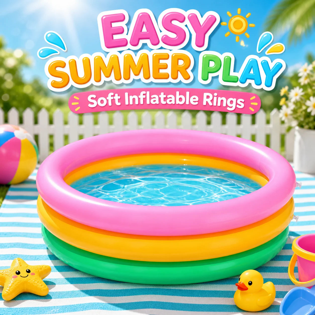Medzone®Portable Swimming Pools for Kids | Safe & Fun