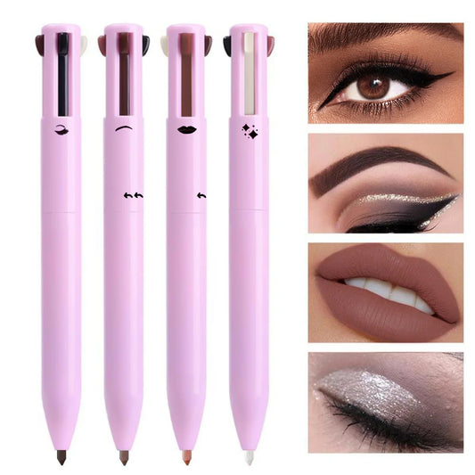 Medzone®4-in-1 Magic Makeup Pen , Lipstick, Eyeliner, Blush & Tint