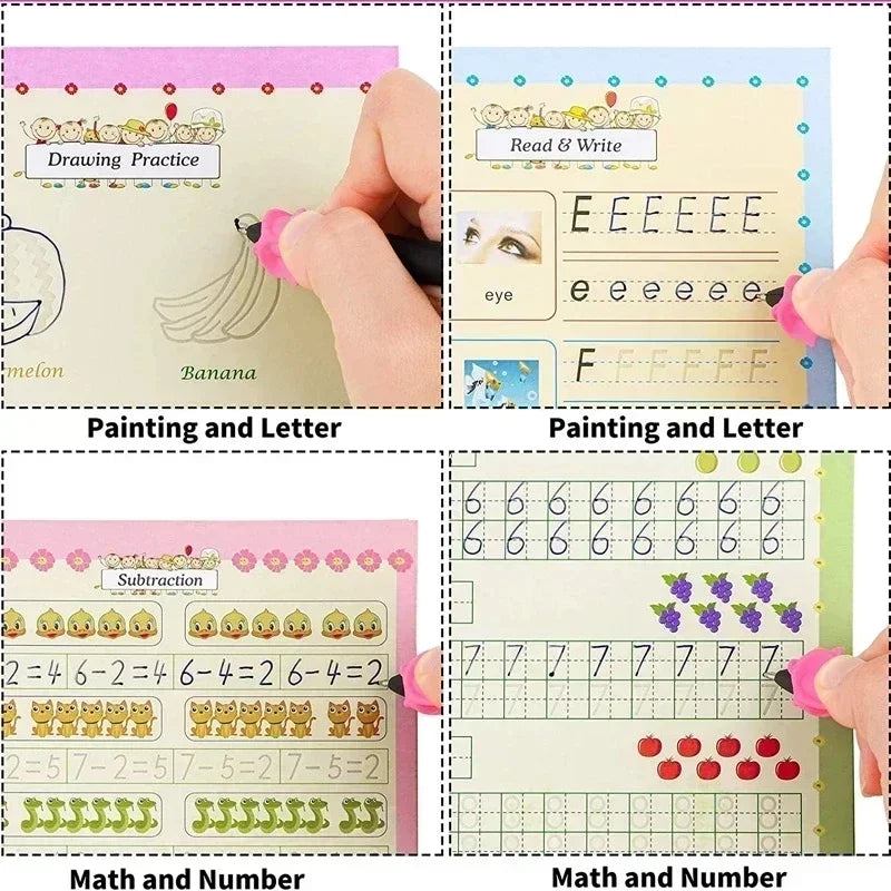 MedzoneKids Sank Magic Book | Reusable Writing Practice Fun ✏️