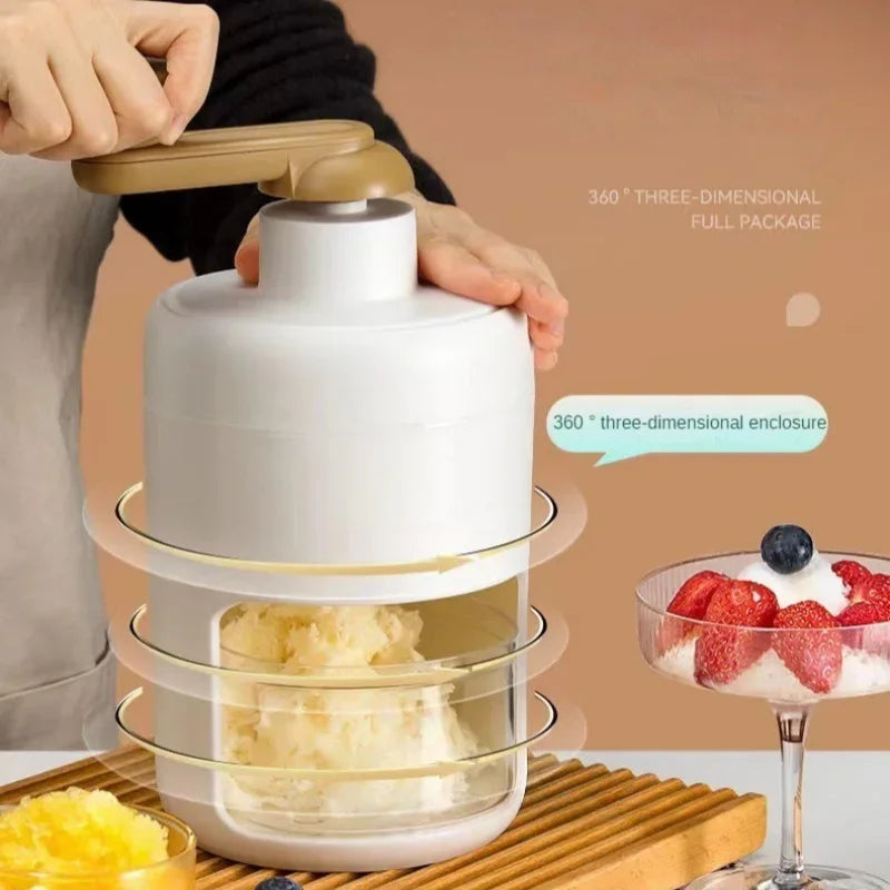 Medzone®Manual Ice Shaver Portable| Hand Cranked Ice Crusher