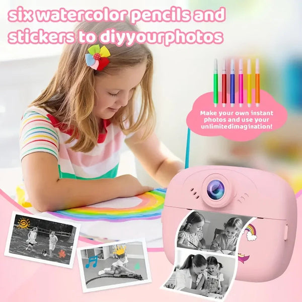 Medzone®Portable Kids Camera | Instant Print & Video Recorder
