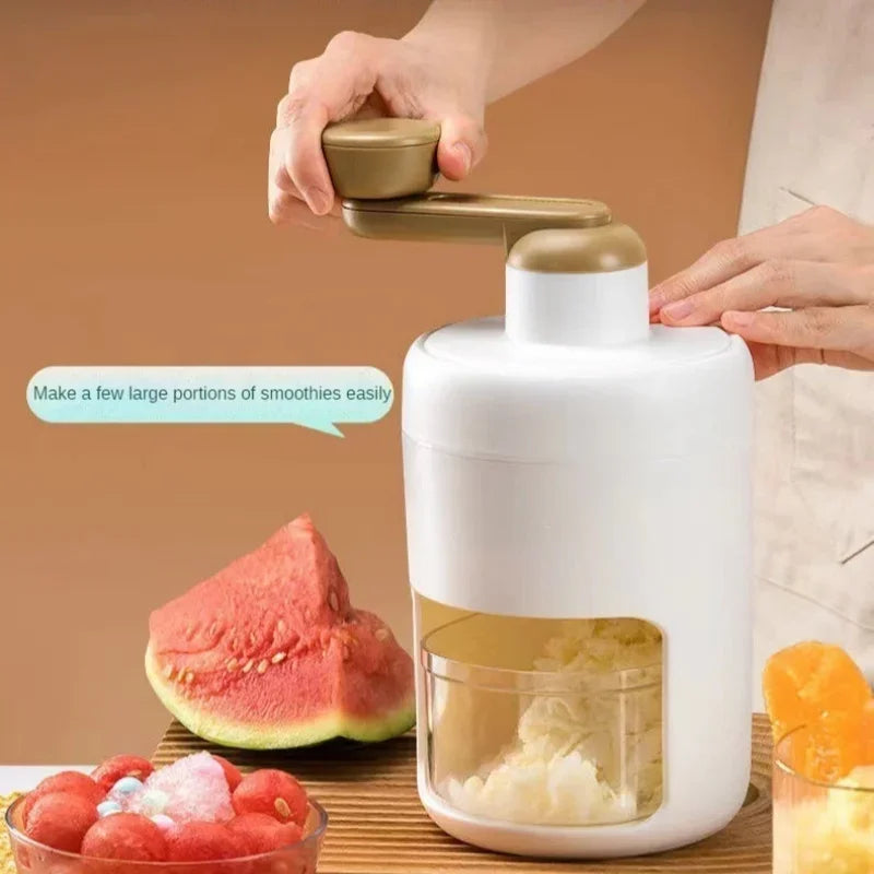 Medzone®Manual Ice Shaver Portable| Hand Cranked Ice Crusher