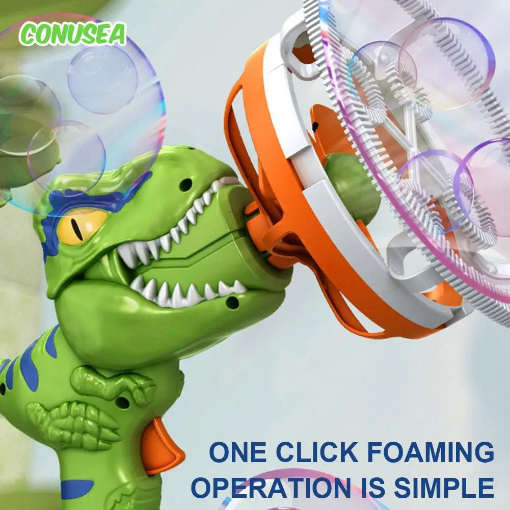 Medzone®Dinosaur Big Bubble Making Gun | Kids Bubble Toy