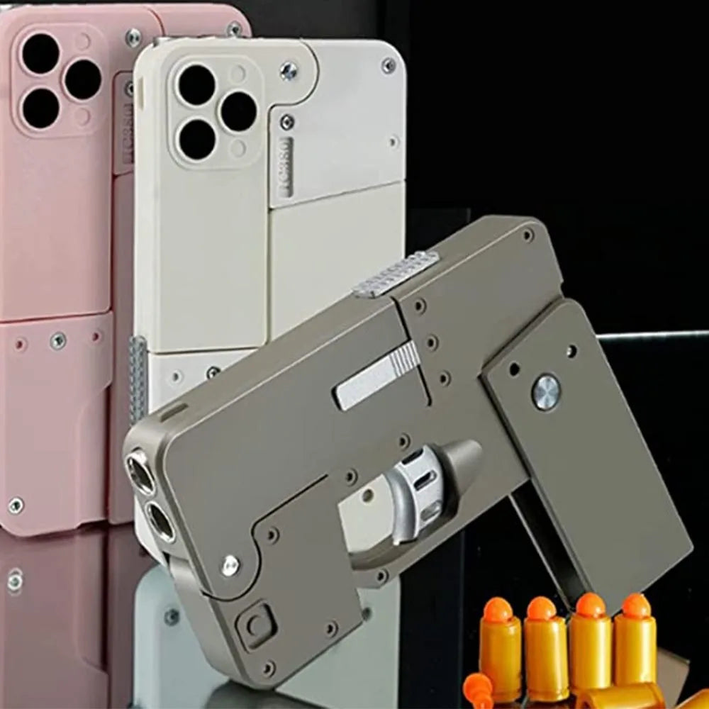 Medzone®iPhone Shape Toy Gun for Kids | Fun Light & Sound Kids Toy Gadget