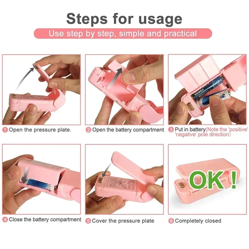 Medzone®Mini Bag Sealer |Portable Heat Sealing Machine Tool