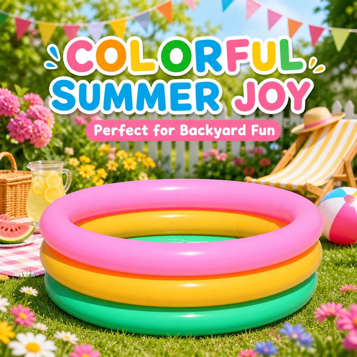 Medzone®Portable Swimming Pools for Kids | Safe & Fun