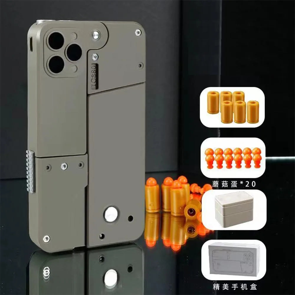 Medzone®iPhone Shape Toy Gun for Kids | Fun Light & Sound Kids Toy Gadget