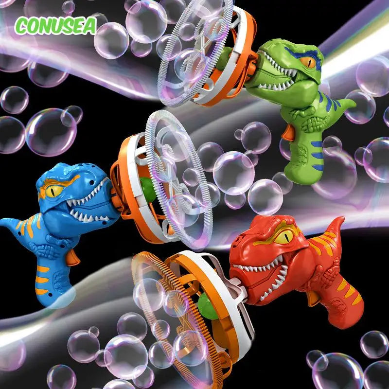 Medzone®Dinosaur Big Bubble Making Gun | Kids Bubble Toy