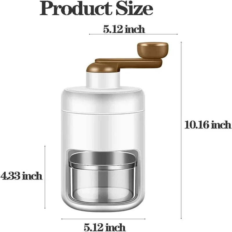 Medzone®Manual Ice Shaver Portable| Hand Cranked Ice Crusher