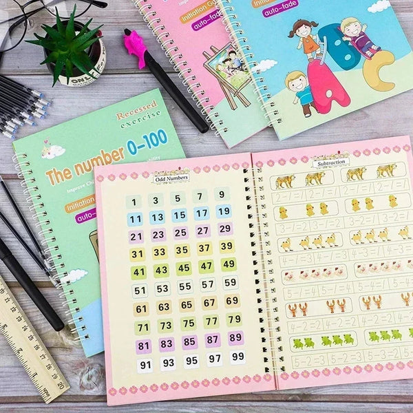 MedzoneKids Sank Magic Book | Reusable Writing Practice Fun ✏️