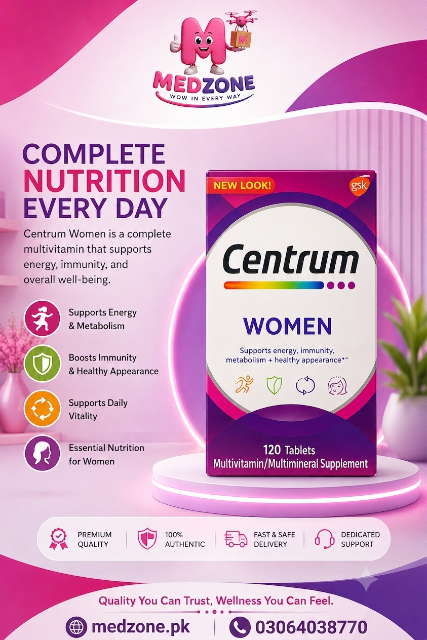 Medzone® centrum silver Multivitamin Tablets |Daily Vitamins for Adults & Seniors