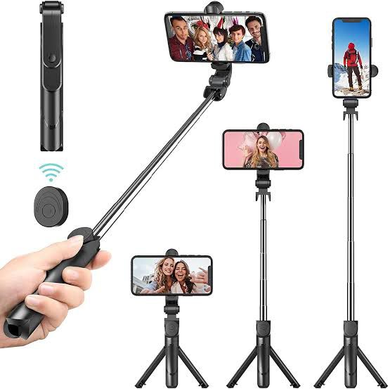 Medzone®3-in-1 Selfie Stick Tripod with Wireless Remote Control