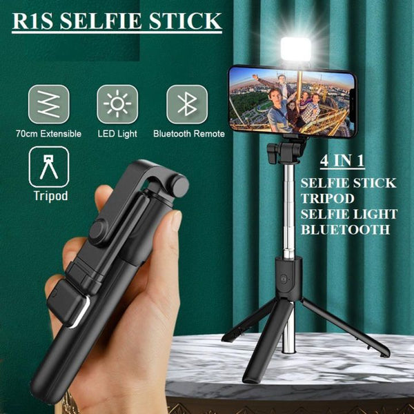 Medzone®3-in-1 Selfie Stick Tripod with Wireless Remote Control